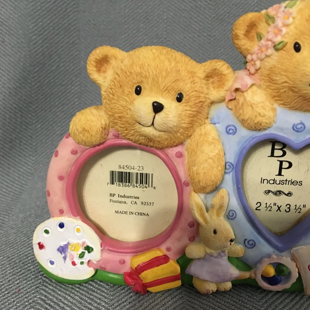 Colorful Three Bears picture frame